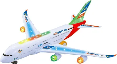 Obrázek produktu pro Děti Elektrický letoun simulace Toy Jet s blikající světla a realistické motory zvuky
