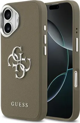 Obrázek produktu pro Etui Guess Grained Big 4G Classic Logo Do Iphone 17 Brązowy