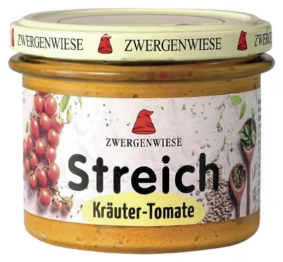 Produktbild von Zwergenwiese Kräuter Tomate Streich 6x180g