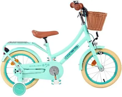 Produktbild von Volare Excellent Kinderfahrrad - Mädchen - 14 Zoll - Grün
