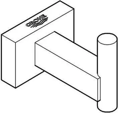 Produktbild von GROHE Essentials Cube, Graphit, 1 Stück(e)