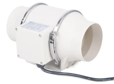 Obrázok produktu pre Ventilátor, výkonný motor, tichá prevádzka, BIELY