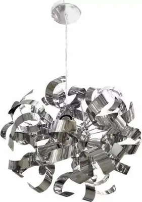 Produktbild von Moderne Hängende Lampe Industrial GALAXY 2618/Z-B-4 in Chromfarbe mit 4 Lichtquellen E14 höhenverstellbar IP 20 Metall