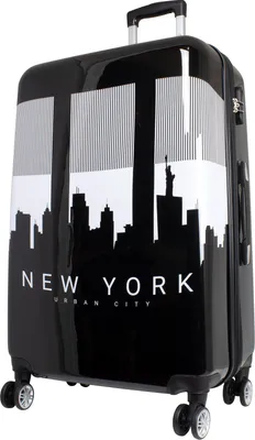 Produktbild von Polycarbonat Großer Reisekoffer Manhattan New York 77 cm Motivkoffer Dehnfalte