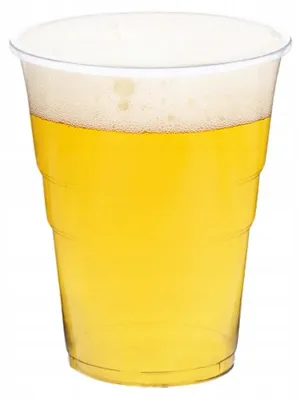 Produktbild von Kunststoffbecher durchsichtig 400 ml 50 Stück PP Mehrweg