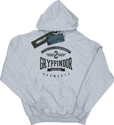 Zdjęcie produktu dla Harry Potter – męska bluza z kapturem „Gryffindor Keeper” BI11760 (L) (szara)