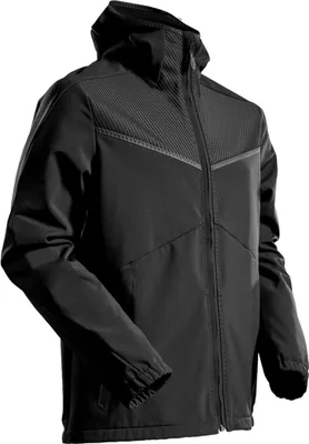 Produktbild von MASCOT 22102-649-09-XS, Jacke, Mann, Schwarz, XS, 88 cm, Elasthan, Polyester