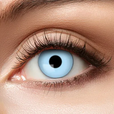 Produktbild von Zoelibat Eyecatcher Wochen-Kontaktlinsen Ice Blue Wochenlinsen Funlinsen Party Linsen