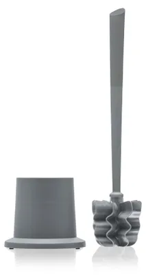 Produktbild von SAUBA LOOWY Toilettenbürste HIGHLINE Set grau