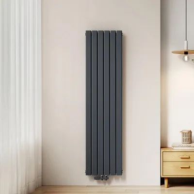 Produktbild von EMKE Heizkörper Flach 180 x 46 cm Doppellagig 1624 W Anthrazit Design Paneelheizkörper