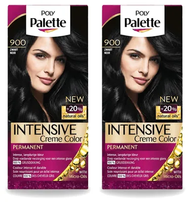 Imagen del producto de 2 tintes para el cabello Poly Palette, color 900 (), 115 ml cada uno. Paquete económico de 2 unidades