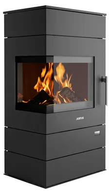 Produktbild von Justus | Kaminofen | Voga (W+) | 7 kW | Stahl Schwarz