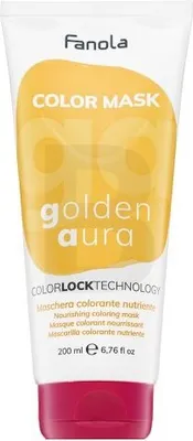 Produktbild von Fanola Color Mask ernährende Maske mit Farbpigmenten für Wiederbelebung der Farbe Golden Aura 200 ml