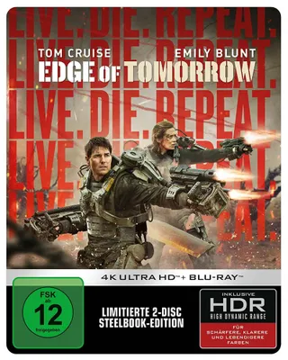 Produktbild von Edge of Tomorrow (4K Ultra HD Blu-ray & Blu-ray im Steelbook)