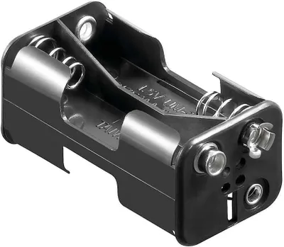 Produktbild von Batteriehalter für 4x Mignon mit Druckknopf