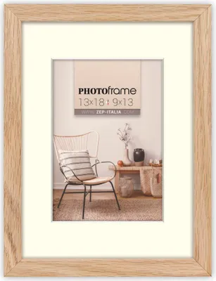 Produktbild von ZEP Malmo natural    10x15/15x20 Holz mit Passepartout     V4568N