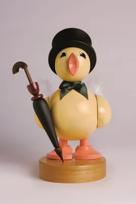 Produktbild von Frühlingsfigur Ente 21 cm, Motiv:mit Schirm