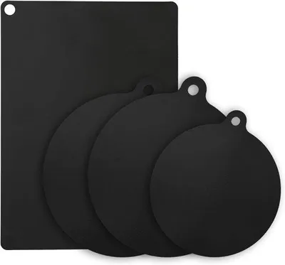 Zdjęcie produktu dla Zestaw ceramicznych mat do pieczenia na kuchenkę indukcyjną – 4 sztuki – podkładki do pieczenia – odporne na temperaturę do 260°C – antypoślizgowe maty do pieczenia – zestaw podkładek do kuchenki indukcyjnej