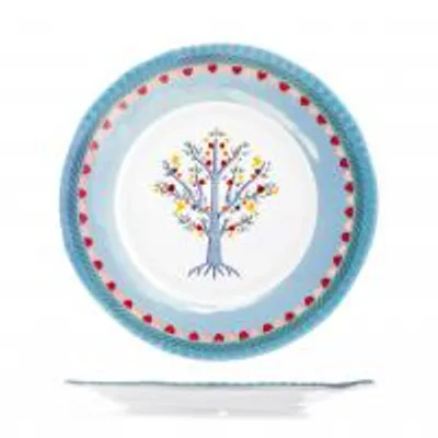 Immagine prodotto di H&H Set 6 Piatti Frutta Gipsy In Melamina Decorata Cm 22