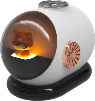 Zdjęcie produktu dla Przenośny mini nawilżacz powietrza, 5 V/1,0 A, pojemność 280 ml, automatyczne wyłączanie, funkcja zamgławiania, idealny do biura i sypialni, kolor biały, akumulator 1200 mAh