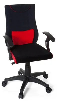 Produktbild von hjh OFFICE Kinderdrehstuhl KIDDY PRO AL Schreibtischstuhl für Kinder höhenverstellbar mit Armlehnen Stoff