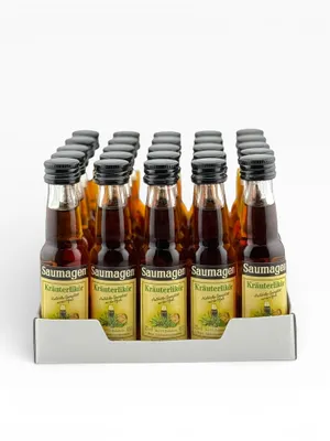 Produktbild von Saumagen Kräuterlikör 32 % 25 x 0,02 l (0,5l)