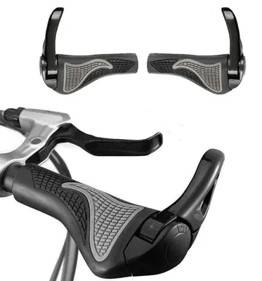 Produktbild von Fahrrad Lenkergriffe Ergonomisch Rutschfest Gummi für 23mm Lenker MTB Trekking Faltrad