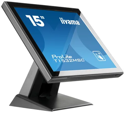 Obrázok produktu pre iiyama T1532MSC-B5X, 38,1 cm (15"), 1024 x 768 px, XGA, LED, 8 ms, Čierna