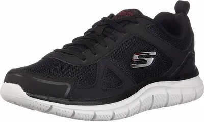 Immagine prodotto di Skechers Track - Scloric - Nero / Rosso Pelle / Sintetico Taglia: 45 Normale