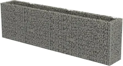 Immagine prodotto di Gabbione Letto Rialzato in Acciaio Zincato 360x50x100 cm