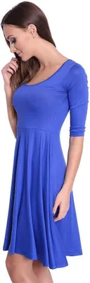 Immagine prodotto di Abito da donna con scollo a U; blu/XS/S 34/36