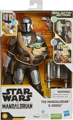 Produktbild von Star Wars - Mandalorianer und Grogu mit Geräuschen 30 cm
