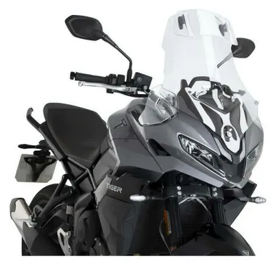 Productafbeelding van Windscherm Puig Touring, met vizier, 600 x 440 mm, met ABE-certificering, voor Triumph Tiger Sport 800, bouwjaar 2025