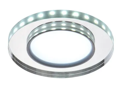 Obrázek produktu pro LED stropní zápustné osvětlení ROSSAE - 8W, 6500K (studená bílá), 11cm, kulaté, bílé / čiré