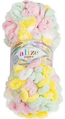 Produktbild von Alize Puffy Color 5862 Strickgarn
