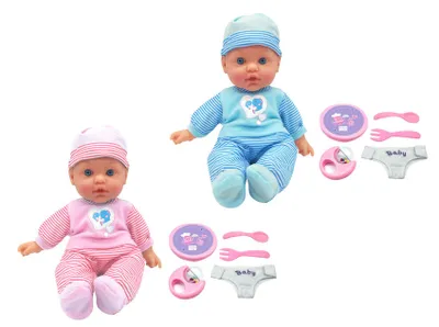 Produktbild von Baby mit Geräuschen und Zubehör 41 cm