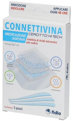 Immagine prodotto di Cerotto Connettivina Hitech 6 X 7 Cm 5 Pezzi