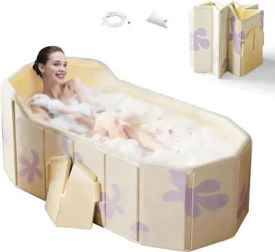 Produktbild von Faltbare Badewanne für Erwachsene, 140 x 55 x 55 cm
