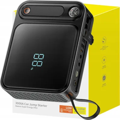 Immagine prodotto di Powerbank/Car Jump Starter Baseus Super Energy Ultra, 3000A (black)