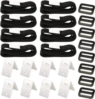 Produktbild von 8 Stück Pool Aufroller Haltebänder Befestigungsbänder set