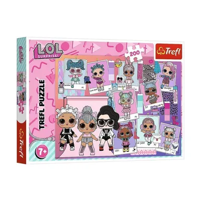 Obrázok produktu pre Puzzle 200 Słodkie Laleczki LOL Surprise!