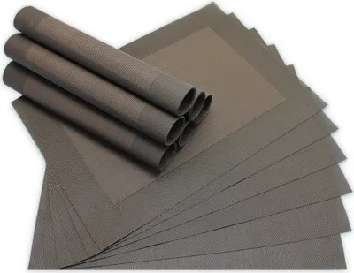 Produktbild von Tischsets BORDA 12er Set Braun als Tischuntersetzer