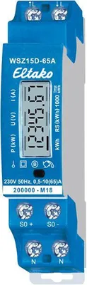 Produktbild von ELTAKO WSZ15D-65A MID Wechselstromzähler MID geeicht (28065615)