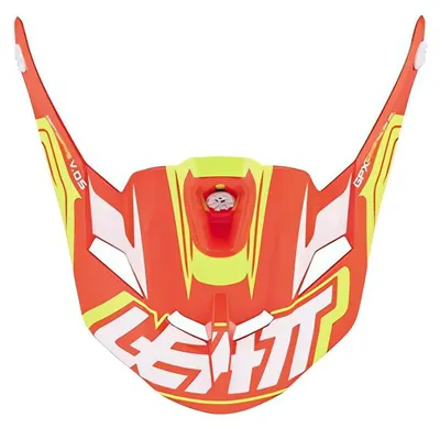 Produktbild von LEATT Motorradhelm Visier für GPX Helm orange/gelb/weiß Größe M