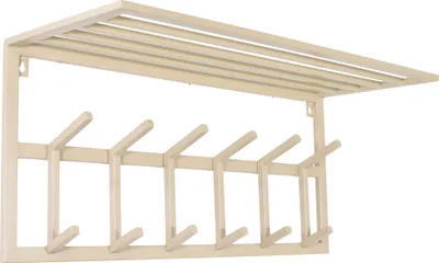 Image de LOFT42 Portemanteau Jaimy - Beige - Métal - 6 crochets doubles - 80x35x30