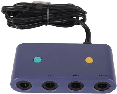 Image de Dailygoody - Adaptateur de contrôleur - Convertisseur de contrôleur de jeu 3 en 1 - Plug and Play - Avec fil - Compatible avec Wii U et PC - Câble de 150 cm