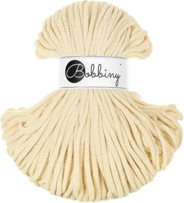 Zdjęcie produktu dla Bobbiny Premium 5 mm 100 m Butter Yellow Sznurek