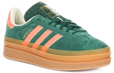 Produktbild von Adidas GAZELLE BOLD J In Green for Youth – 4.5 UK - 37 1/3 EU - 5 US / Green