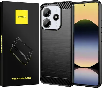 Produktbild von Spacecase Carbon Redmi Note 14 5G / POCO M7 Pro 5G schwarz
