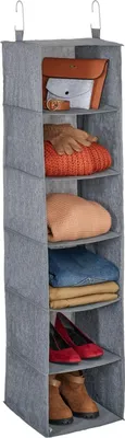 Immagine prodotto di Organizer per armadio sospeso, 6 scomparti, pieghevole